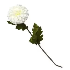 Image of White Dahlia Artificial Flower Artificial Flower