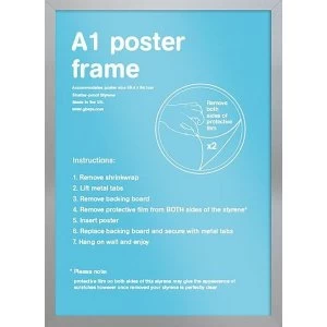 Image of Silver Frame A1 (59.4 x 84.1cm)