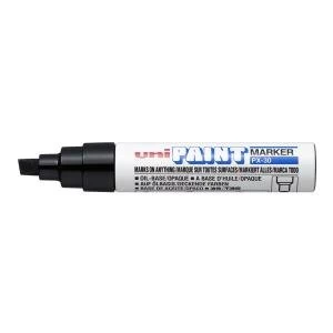 Image of Uni Paint Marker Px-30 Broad Chisel Tip Black Pack of 6
