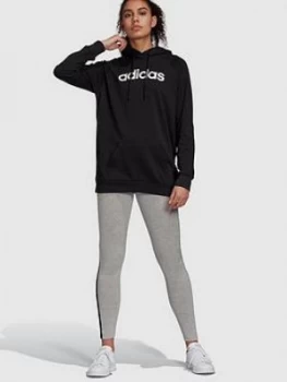 Image of Adidas Hoodie and Leggings Tracksuit - Black
