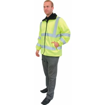Image of Hi-vis Jacket, Yellow (M) - Tuffsafe