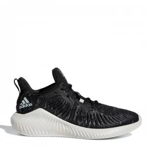 Image of adidas Alphabounce Parley Ladies Running Shoes - Black/Green
