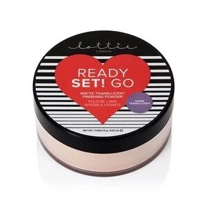 Image of Lottie London Ready Set Go Translucent Powder- Medium Clear
