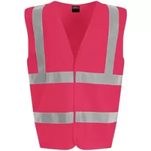 Image of PRO RTX High Visibility Unisex Waistcoat (M) (Pink) - Pink