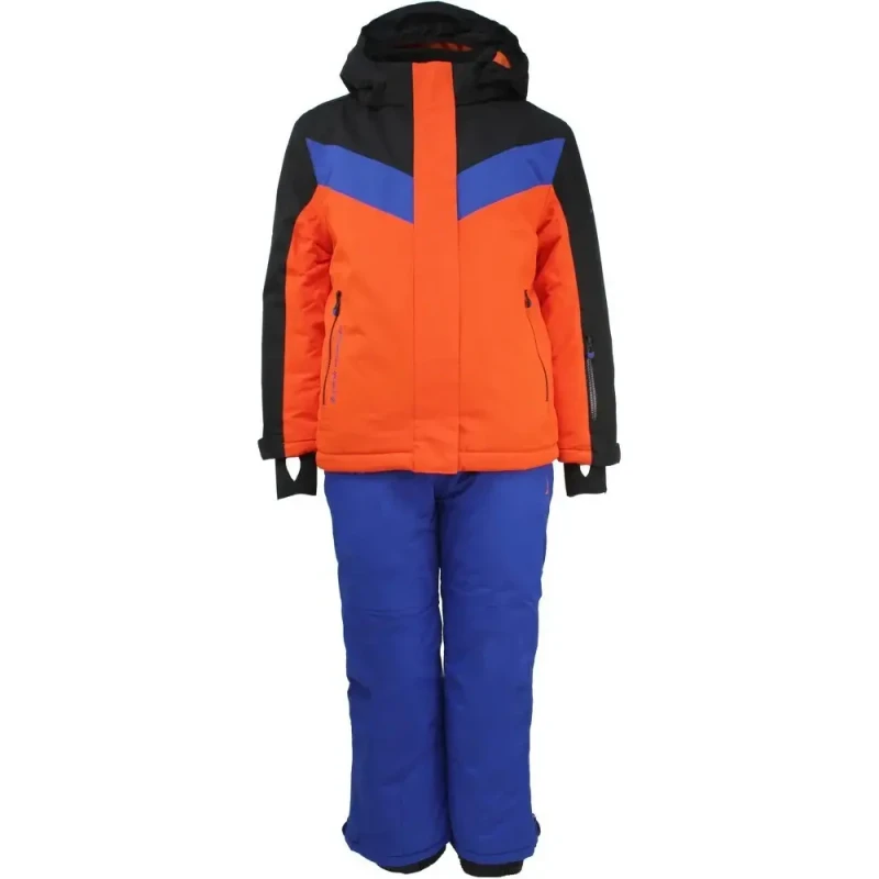 Image of Peak Mountain Ski suit for children Peak Mountain Eflight Orange Male 4 ans EFLIGHT/4-14/UN/O/Orange-BLEU