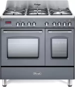 Image of DeLonghi DVTR 906-DF/SLATE 90cm Dual Fuel Range Cooker
