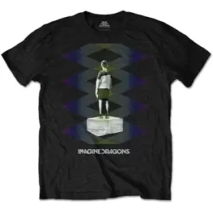 Image of Imagine Dragons - Zig Zag Mens Small T-Shirt - Black