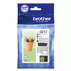 Image of Brother LC3217 Black and Tri Colour Ink Cartridge