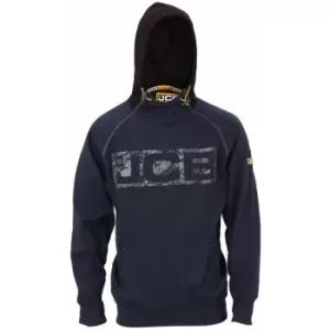 Image of JCB - Horton Hoodie Navy/Black Work Hooded Jumper - Large
