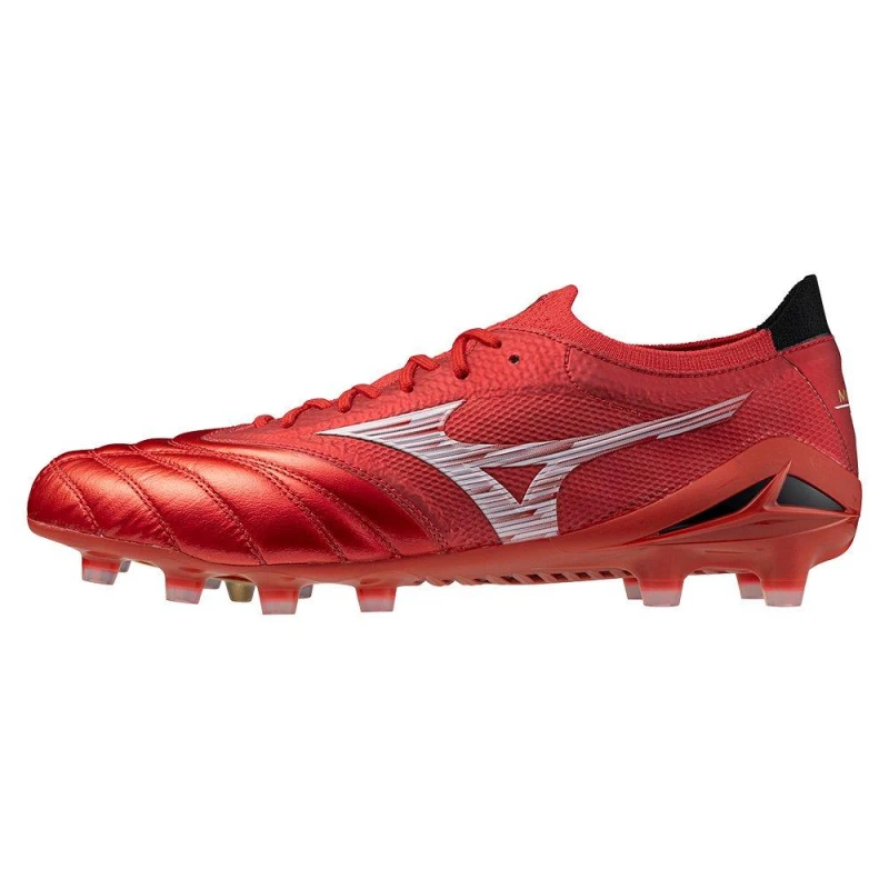 Image of Mizuno Morelia Neo IV Beta Adults Firm Ground Rugby Boots Red/White/Black male 8 (42)