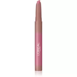 Image of LOral Paris Infaillible Matte Lip Crayon Stick Lipstick with Matte Effect Shade 102 Caramel Blondie 2.5 g