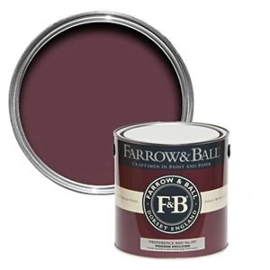Image of Farrow & Ball Modern Preference red No. 297 Matt Emulsion Paint 2.5L