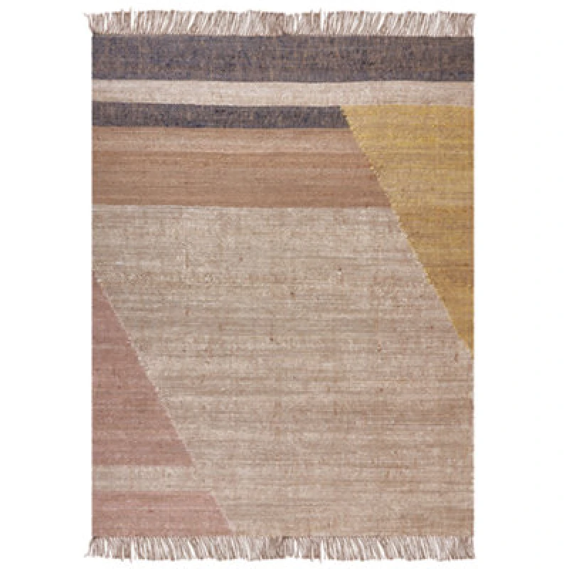 Image of Beliani Rug Samlar Brown 160 X 230 Cm Jute