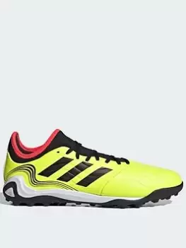 Image of adidas MENS COPA 20.3 ASTRO TURF FOOTBALL BOOT, Yellow, Size 12, Men