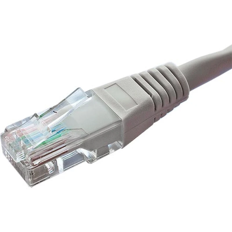 Image of Cablenet 7m Cat5e RJ45 Grey U/UTP PVC 24AWG Flush Moulded Booted Patch