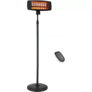 Image of Devola Core 2kW Stand Mounted Patio Heater Square with Remote