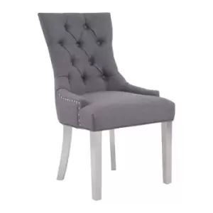 Image of Olivia's Remi Dining Chair in Grey
