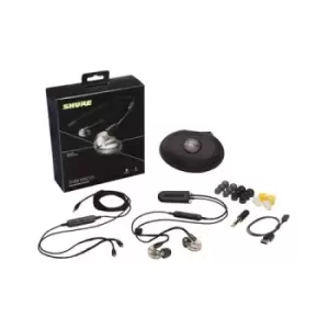 Image of Shure SE425 Headset Wired & Wireless In-ear Calls/Music Bluetooth Black Silver