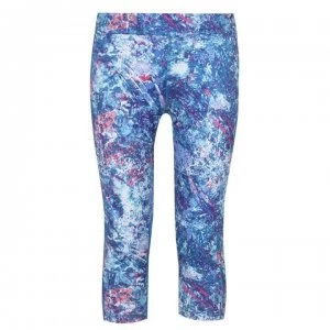 Image of USA Pro Training Capri Tights Junior Girls - Paint Splat
