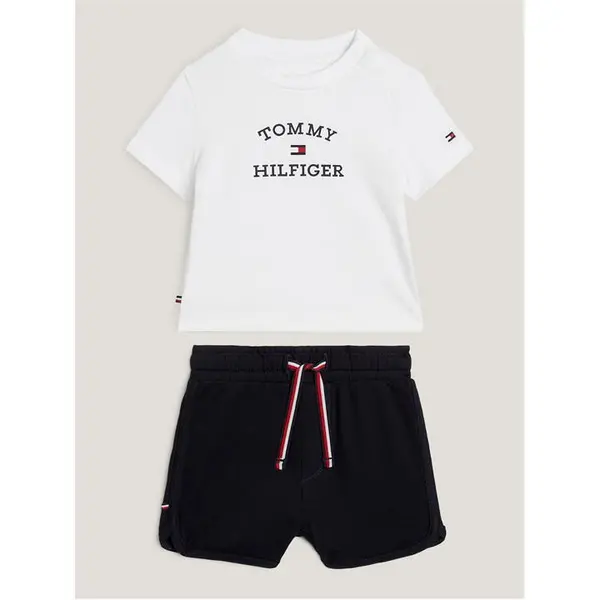 Image of Tommy Hilfiger Tommy Tee Shrt Set In42 Jumpers 6M (68) Pink 31572506065