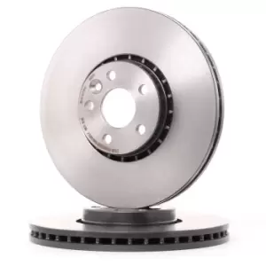 Image of BREMBO Brake disc VOLVO 09.B025.11 31277342,31381986,31410568 Brake rotor,Brake discs,Brake rotors 31471034