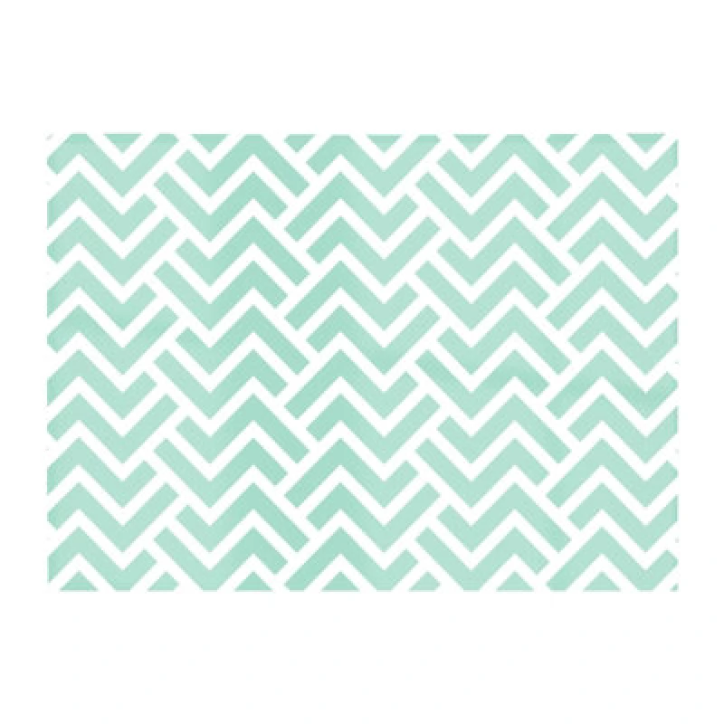 Image of Warren Reed Designer Green Geometric Pattern Glass Chopping Board