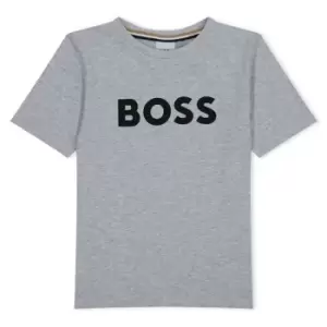 Image of Boss Logo T Shirt Juniors - Grey
