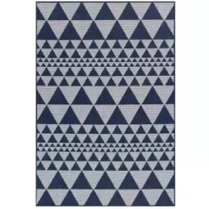 Image of Oriental Weavers Moda Prism Blue Rug - 060x180cm
