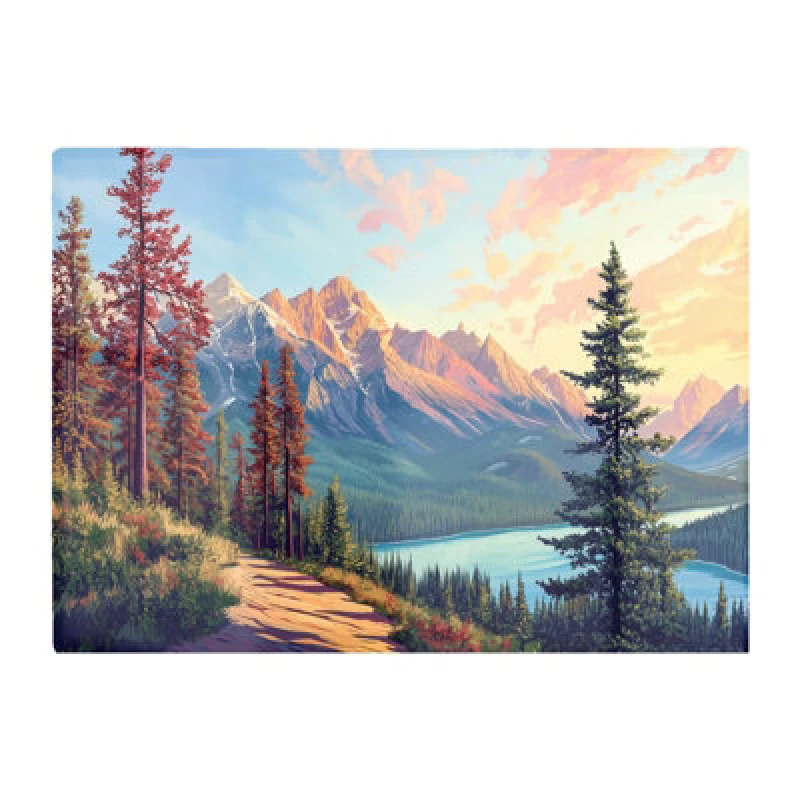 Image of Warren Reed Designer A Walk Through The Mountains Chopping Board