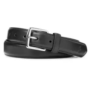 Image of Polo Ralph Lauren Polo Ralph Lauren Smooth Leather Belt Mens - Black