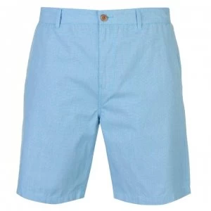 Image of Pierre Cardin Mini Check Shorts Mens - Turquoise
