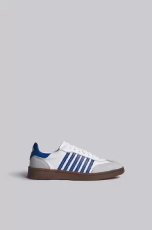 Image of DSQUARED2 Men Sneaker Blue Size 6 100% Calfskin