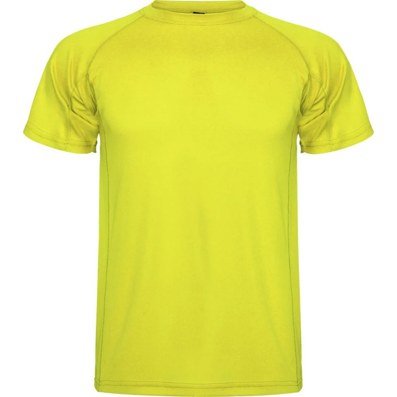 Image of ROLY Montecarlo Sports T-Shirt in Bright Yellow Size: 4 Years Bright Yellow Unisex 4 Years