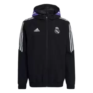Image of adidas Real Madrid Condivo 22 All-Weather Jacket Mens - Black