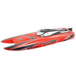 Image of Volantex Racent Atomic 70Cm Brushless Racing Boat Rtr (Red)