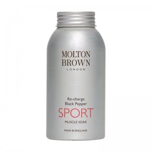 Image of Molton Brown Re-Charge Black Pepper Sport Muscle Soaks 300g