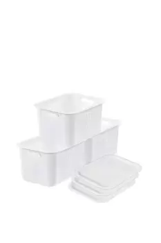 Image of 'Recycled Basket 20' with lids x3