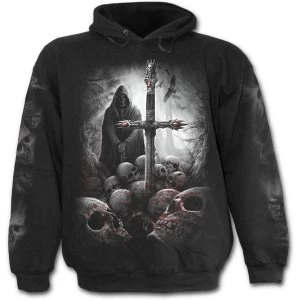 Image of Soul Searcher Mens Small Hoodie - Black