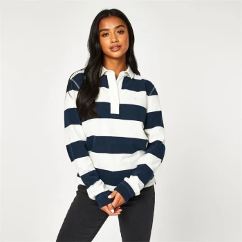 Image of Jack Wills Criggan Rugby Shirt - Navy