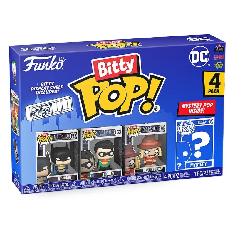 Image of Funko Bitty Pop: DC Comics S1 4 Pack (Styles Vary) Multi unisex