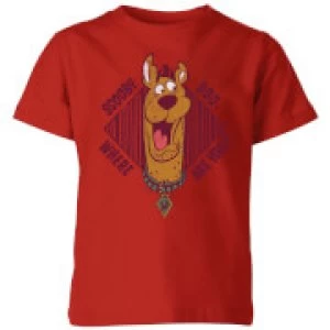 Image of Scooby Doo Where Are You? Kids T-Shirt - Red - 3-4 Years