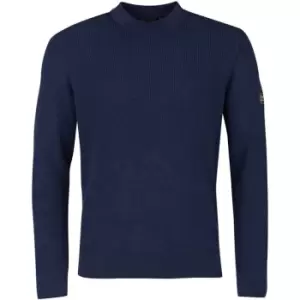 Image of Barbour International Corser Crew Knitshirt - Purple