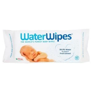 Image of WaterWipes Sensitive Baby Wipes 60 Wipes