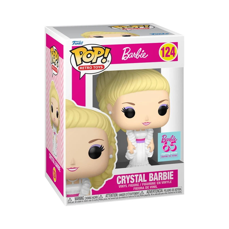 Image of FUNKO Retro Toys: Barbie- Crystal Barbie (Pearl) Crystal unisex One Size
