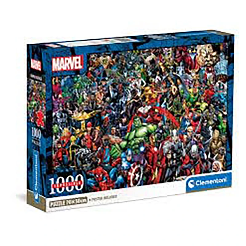 Image of Clementoni Marvel Avengers 1000 Piece Impossible Jigsaw Puzzle