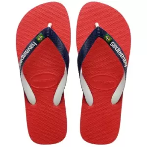 Image of Havaianas Brasil Flip Flops - Red