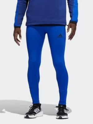 Image of adidas COLD.RDY Techfit Long Tights, Blue, Size S, Men