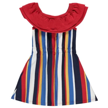 Image of SoulCal Stripe Frill Dress Infant Girls - Bardot Stripe