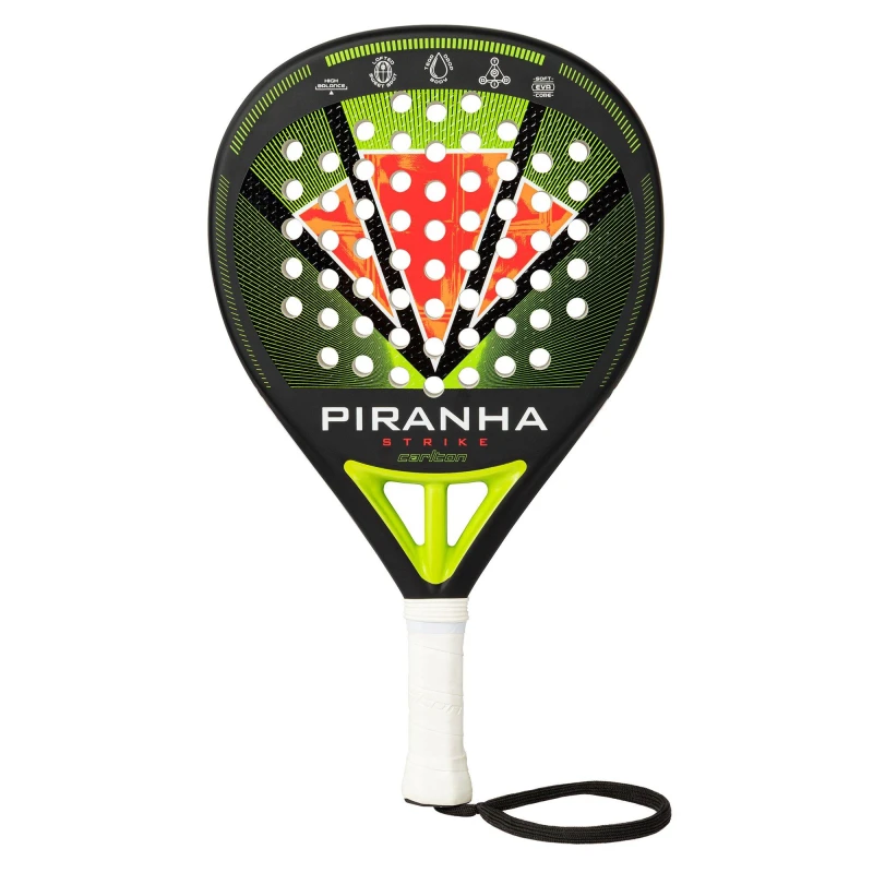 Image of Carlton Piranha Strike Padel Racket Black/Green unisex One Size