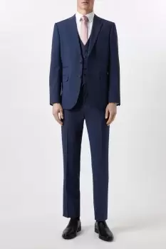 Image of Tailored Fit Navy End On End Suit Jacket